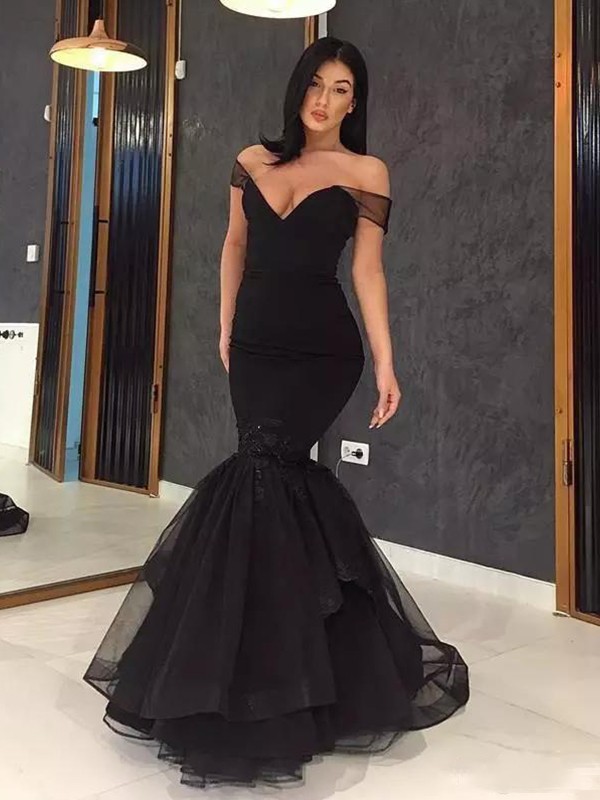 Long black prom outlet dresses 2019