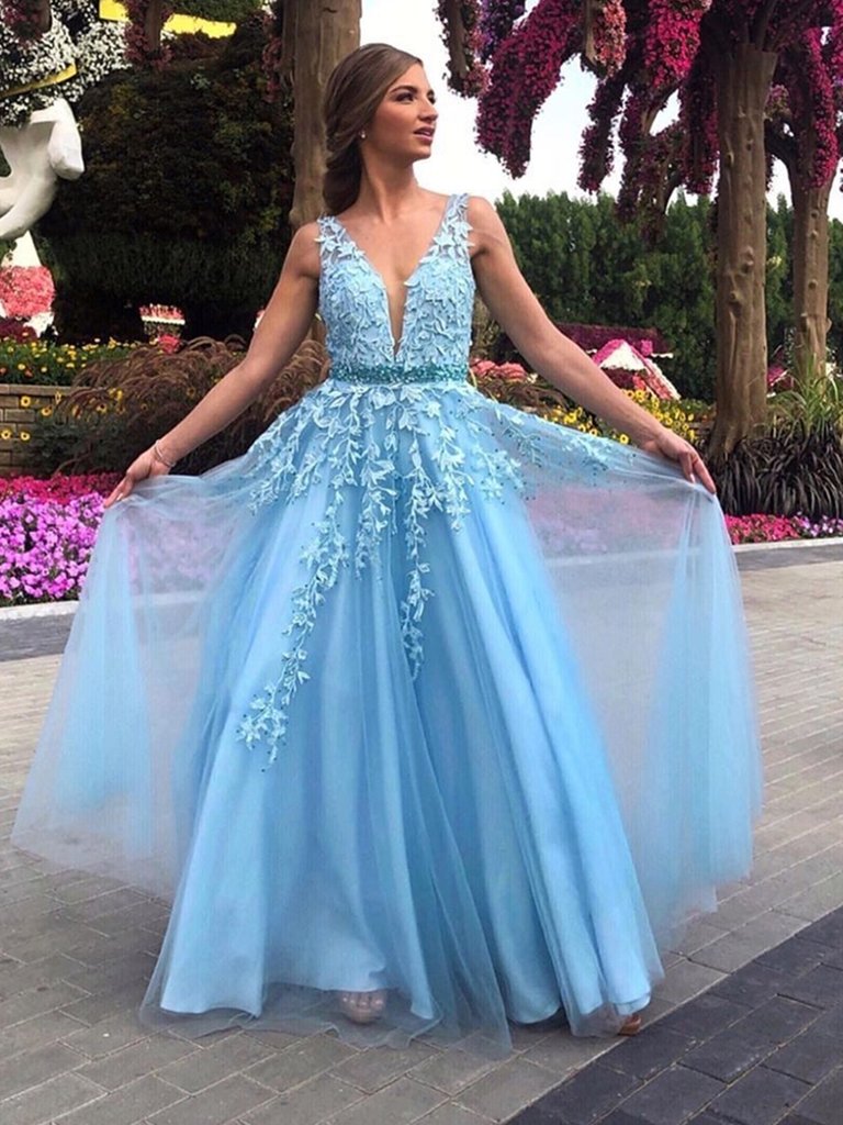 Blue prom dresses deals 2020