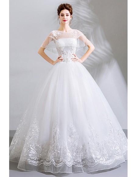 cheap white ball gown