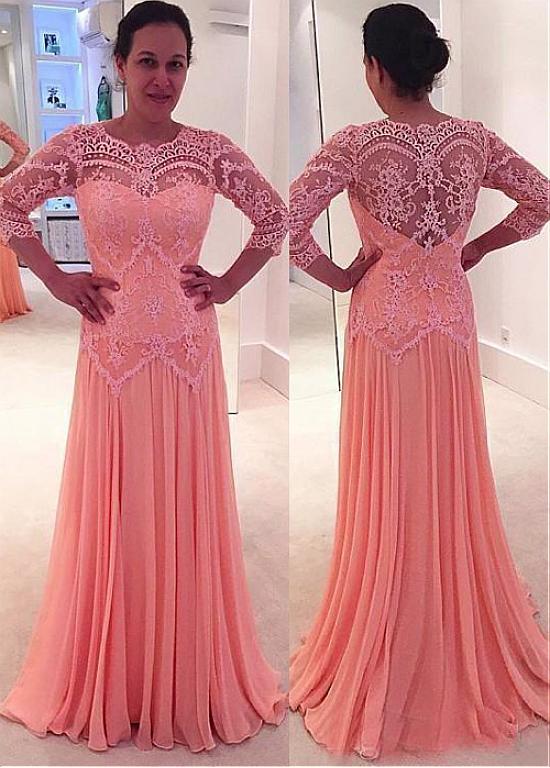 Mother of the on sale bride dresses coral